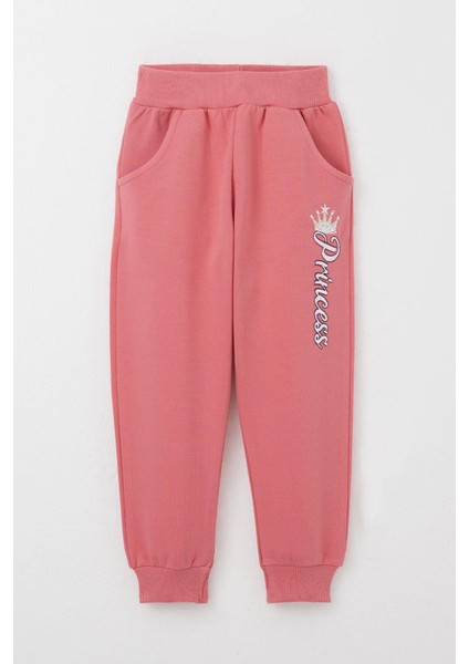 Kız Bebek Eşofman Takım Prenses Yazı Nakışlı 9 Ay-3 Yaş, Bej modelleri