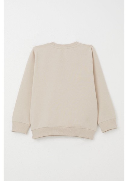 Kız Bebek Eşofman Takım Prenses Yazı Nakışlı 9 Ay-3 Yaş, Bej fırsatları