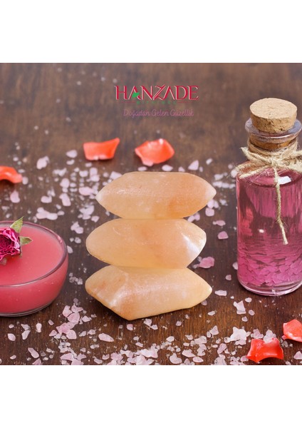 Himalaya Tuz Sabunu 300-350 gr x 2 Adet Zengin Mineralli Doğal Saf Pembe Himalaya Kaya Tuzu Sabunu modelleri