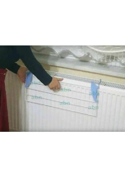 Her Kalorifere Takılan 60CM Çamaşır Askısı 5 Telli Portatif Kalorifer Tipi Hızlı Çamaşır Kurutmalığı