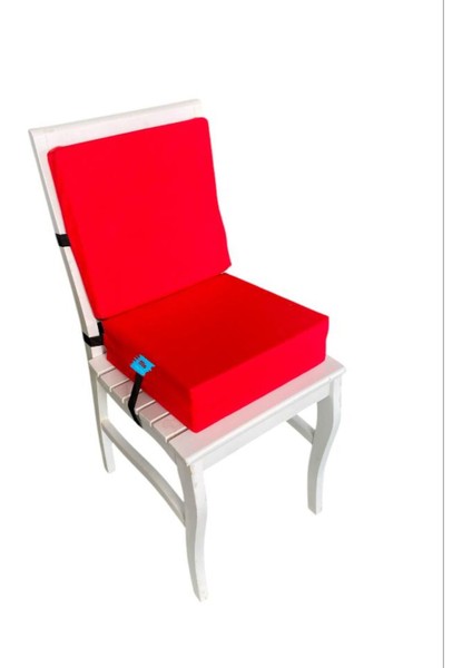 Arkalıklı Sandalye Yükseltici Minder Sırtlı Mama Sandalyesi Minderi 34X34X10CM indirimleri