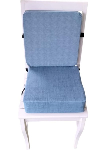 Arkalıklı Sandalye Yükseltici Minder Sırtlı Mama Sandalyesi Minderi 34X34X10CM modelleri