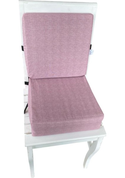 Arkalıklı Sandalye Yükseltici Minder Sırtlı Mama Sandalyesi Minderi 34X34X10CM fiyatları