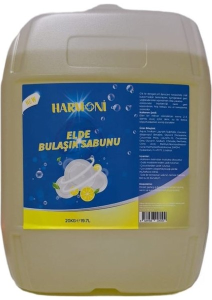 Bulaşık Deterjanı Elde Yıkama 20LT