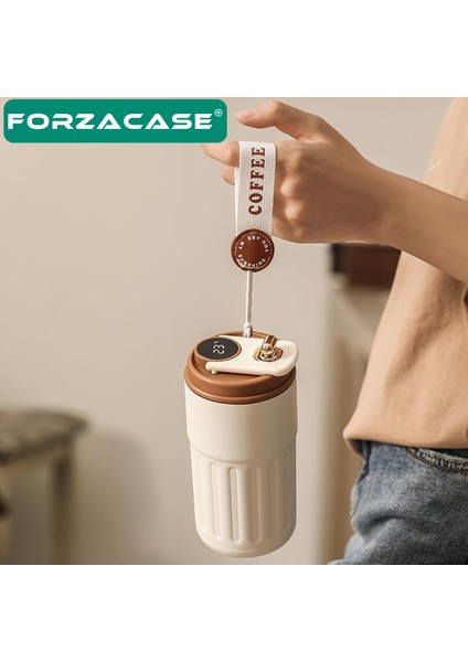 316 Paslanmaz Çelik Termometreli 450 ml 6 Saat Sıcak Soğuk Tutan Çay Kahve Termosu - FC944 modelleri