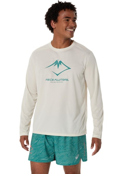 Fujitrail Logo Ls Top Erkek Beyaz Uzun Kollu Tshirt 2011C987-201