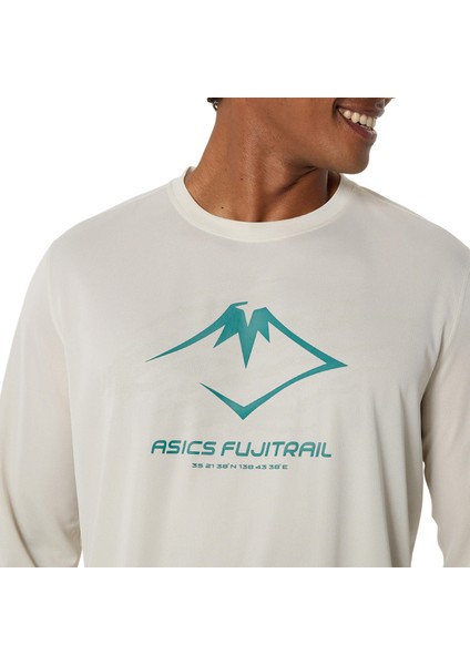 Fujitrail Logo Ls Top Erkek Beyaz Uzun Kollu Tshirt 2011C987-201 indirimleri