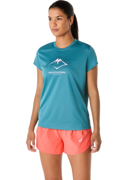 Fujitrail Logo Ss Top Kadın Mavi Kısa Kollu Tshirt 2012C971-425 modelleri