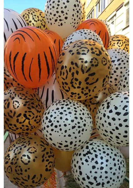 Safari Temalı Karışık Balon 5 Ad.