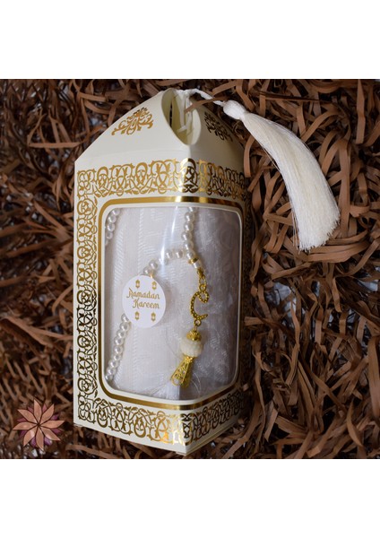 Ramazana Özel Hediyelik Seccade ve Tesbih Seti fiyatları