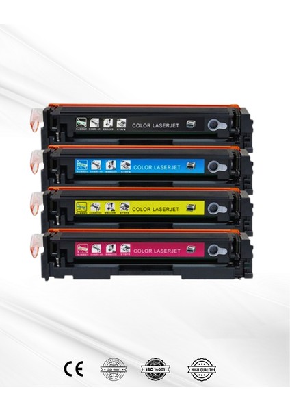 Canon I-Sensys MF742CDW Muadil Toner Seti Çipsiz