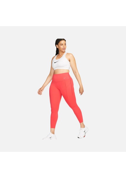 Dri-Fit Universa Medium-Support High-Waisted 7/8 Training Kadın Yüksek Bel Kırmızı Spor Tayt DQ5897