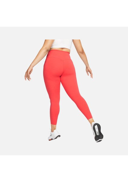 Dri-Fit Universa Medium-Support High-Waisted 7/8 Training Kadın Yüksek Bel Kırmızı Spor Tayt DQ5897