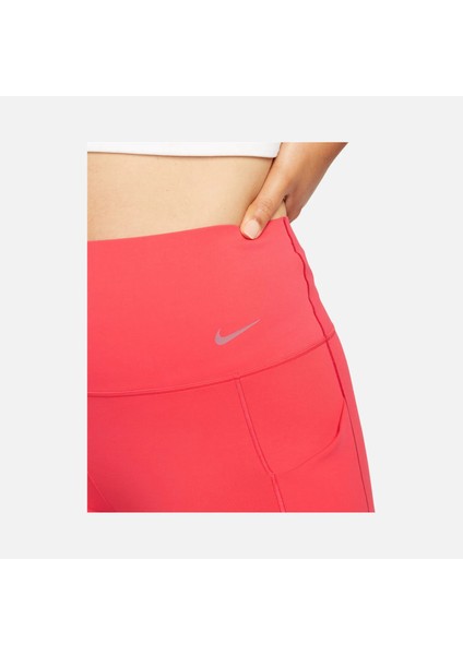 Dri-Fit Universa Medium-Support High-Waisted 7/8 Training Kadın Yüksek Bel Kırmızı Spor Tayt DQ5897