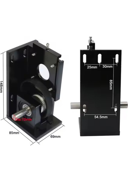 Co2 Lazer Makinesi Için Lazer Step Motor Redüktörü Motor Tabanı fiyatları