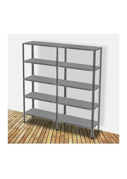 31 x 186 x 200 Ikili Duble Seri Bağlantılı Çelik Raf Sistemi & 5 Katlı Ikili Çelik Raf fiyatları
