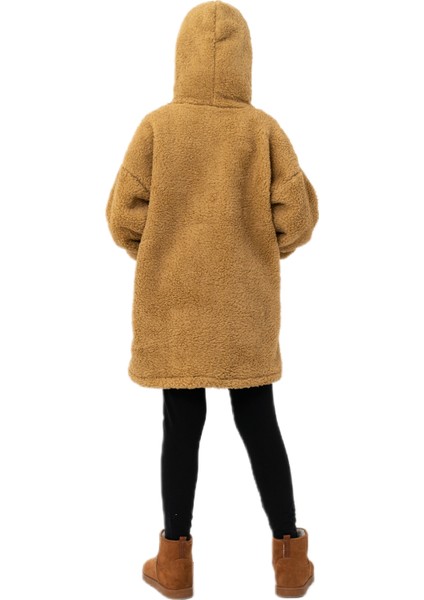 Unisex Kapüşonlu Çocuk Sweatshırt Çift Taraflı Giyilebilir Ev Battaniyesi modelleri