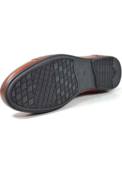SLR.9109 Doğal Deri Taba Casual Günlük Erkek Ayakkabı