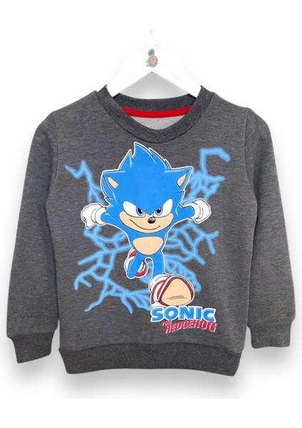 Sonic Baskılı Erkek Çocuk Sweatshirt / Eşofman Takımı modelleri