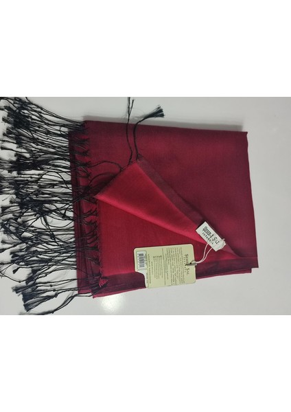 Melodi Şal 3472-57 Bordo Siyah Püskül fiyatları