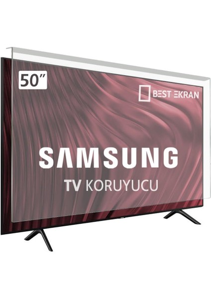 Samsung 50" Inç 126 Ekran KIRILMAZ Led Oled Qled Crystal Qned Smart Uhd 4k-8k Televizyon Tv Ekran Koruyucu modelleri