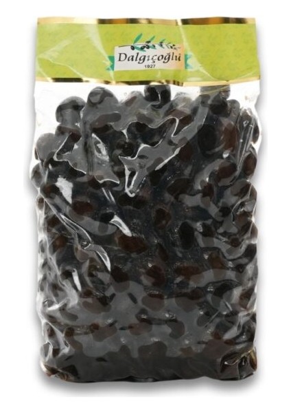 Siyah Zeytin Kıvırcık Tuzsuz Kuru Sele 1 kg Vakum Paket