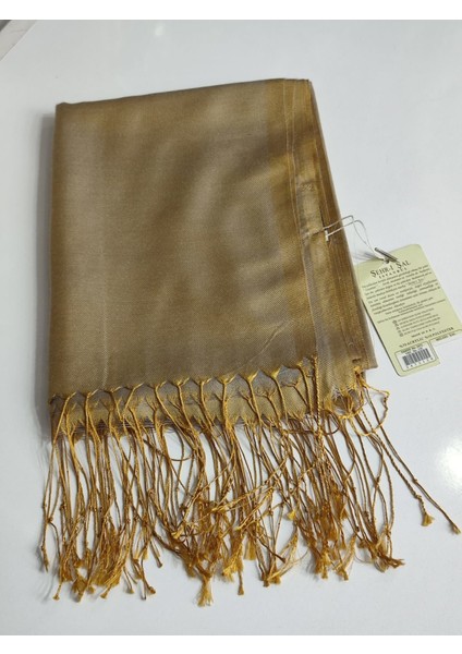 Melodi Şal 3472-120 Gold Gümüş