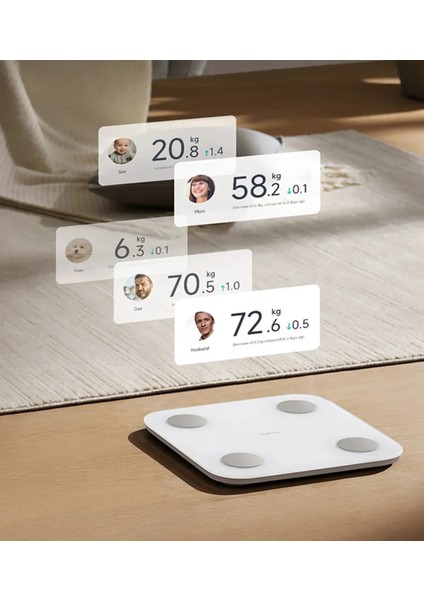 Xiaomi Mi Body Composition Scale S400 Yeni Nesil Çift Frekanslı Akıllı Bluetooth Baskül fiyatları