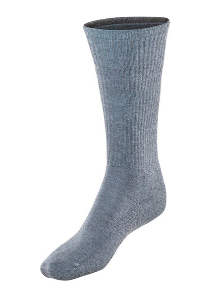 Uzun Gri Termal Unisex Çorap 40/44