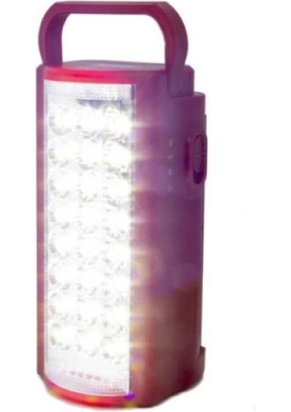 Rd-24 Şarjlı 3000 Mah LED Işıldak - Şarjlı Kamp Feneri / 3 Gün Aydınlatma Süresine Sahip 24 Güçlü Led