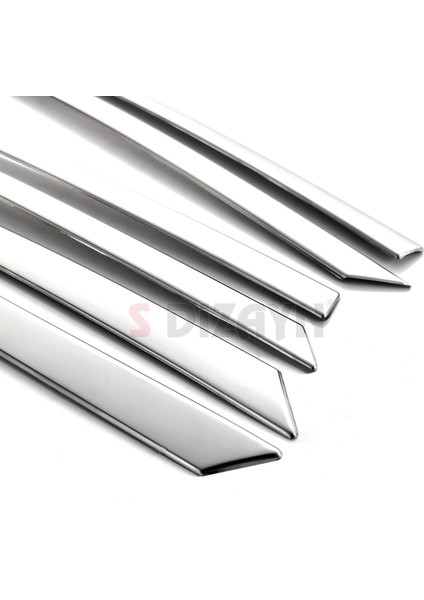 Peugeot 2008 2 Krom Cam Üst Çıtası 6 Prç 2020-2023