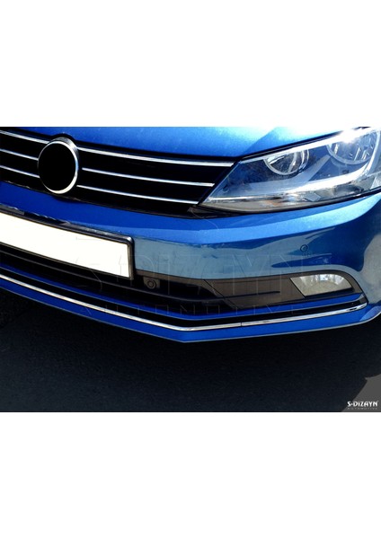 VW Jetta Krom Ön Tampon Çıta 3 Prç. 2014-2019