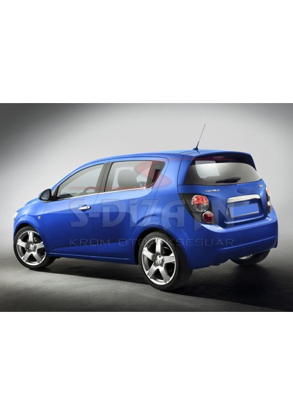 Chevrolet Aveo 2 HB Krom Cam Çıtası 4 Prç 2012-2020 modelleri