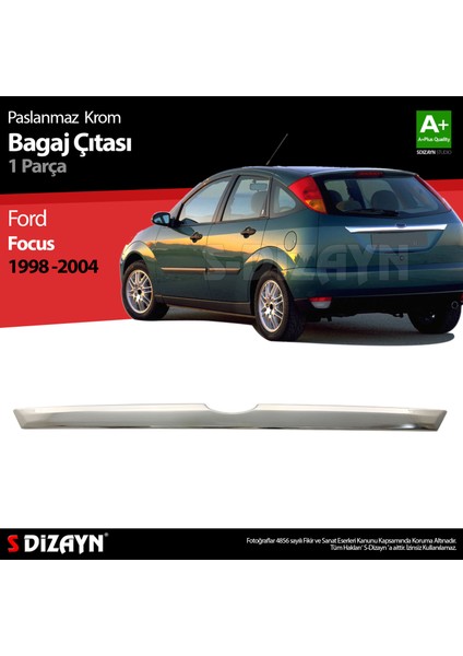 Ford Focus 1 Hb Krom Bagaj Çıtası 1998-2005
