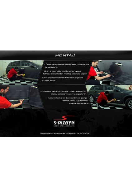 Toyota Corolla Kapı Koruma Çıtası Krom 2007-2013