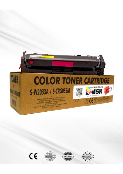 Canon I-Sensys MF746CX Muadil Kırmızı Toner Çipsiz