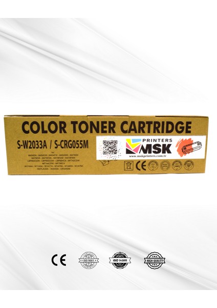 Canon I-Sensys MF746CX Muadil Kırmızı Toner Çipsiz
