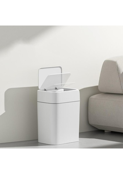 Surfacehome 12 Lt Hareket Sensörlü Sessiz Kapatma Çok Amaçlı Çöp Kutusu 2 Adet Aa (Kalem) Pil ile Çalışmaktadır