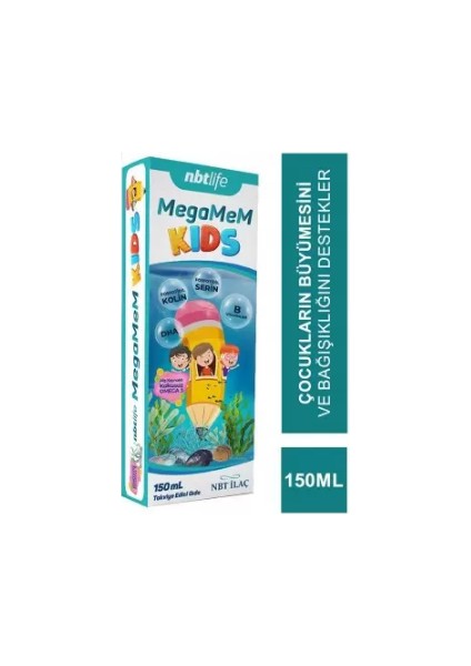 Megamem Kıds 150 ml Şurup