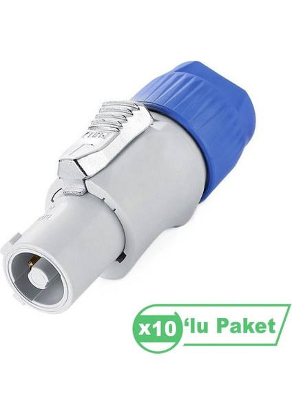 LD4032-1 Powercon Dişi Konnektör ( 10 Lu Paket )