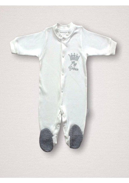 Süper Prens Nakışlı %100 Cotton Antibakteriyel 10LU Zıbın Takımı Hastane Çıkışı indirimleri