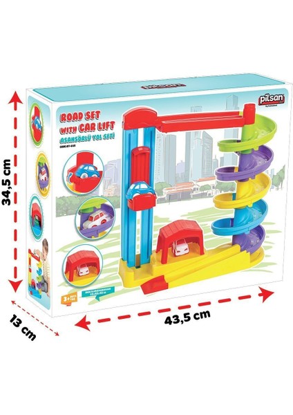 07 668 Asansörlü Yol Seti -Pilsan Oyuncak