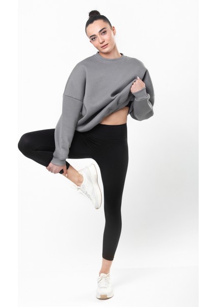 Tantra Oversize Şardonlu Sweatshirt
