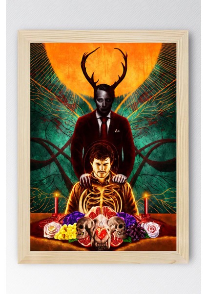 Hannibal Çerçeveli Tablo - Dizi Afişi Poster Tablo