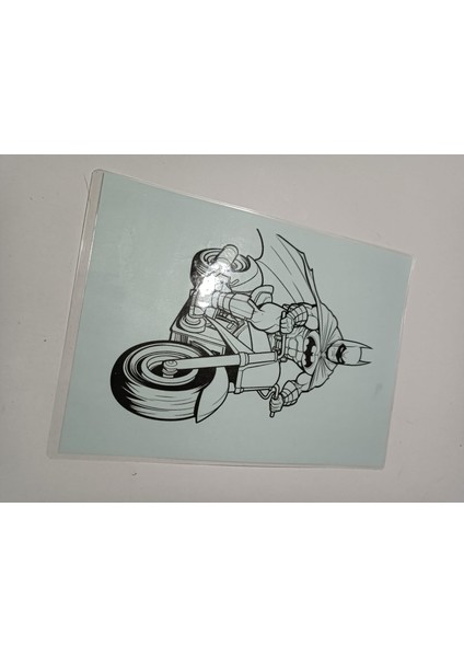 Batman Pvc Kaplama Karakalem 6