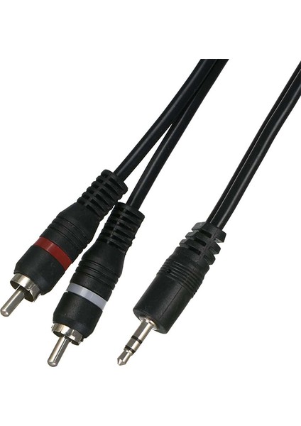 3,5 mm Erkek 2 x Rca Erkek 1,5 mt Kablo AL-150
