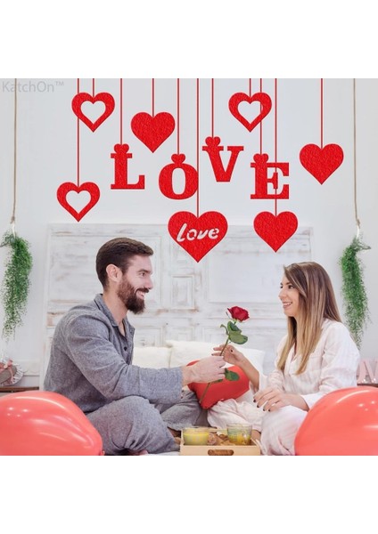Sevgililer Günü Süsleme Seti 11'li Paket – Romantik ve Şık Sevgililer Günü Süsleri fiyatları