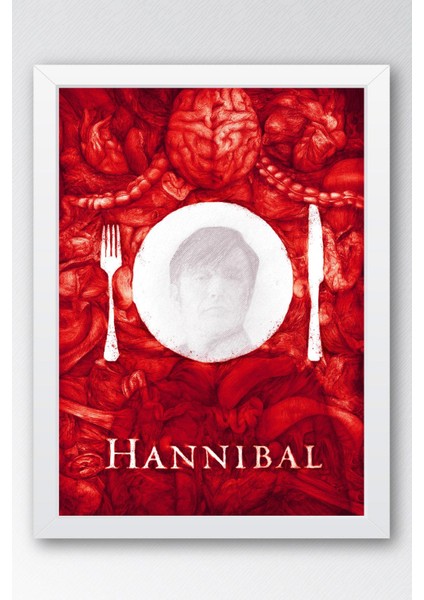 Hannibal Çerçeveli Tablo - Dizi Afişi Poster Tablo
