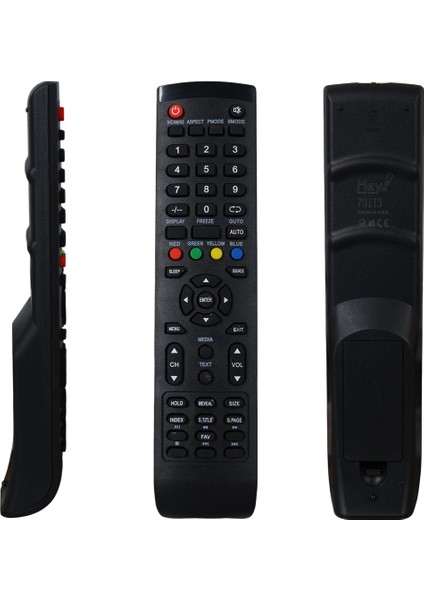 Yeni Xdn Hey Kl Küçük Kalip Nordmende-Sanyo LCD LED Tv Kumanda (70113=40039=33185) Kampanya