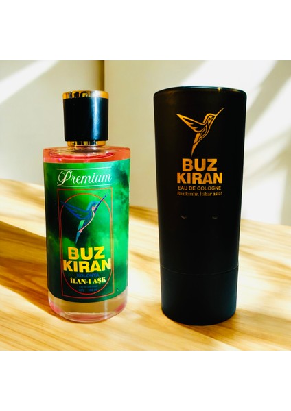 Premium Kiraz , Amber ve Sandal Ağacı Kolonyası - ilan-ı Aşk